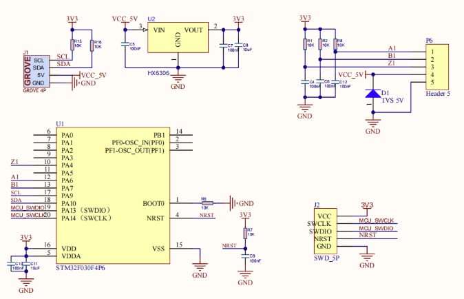 Schematic - M5Stack U161 Datalogging & Acquisition Unit